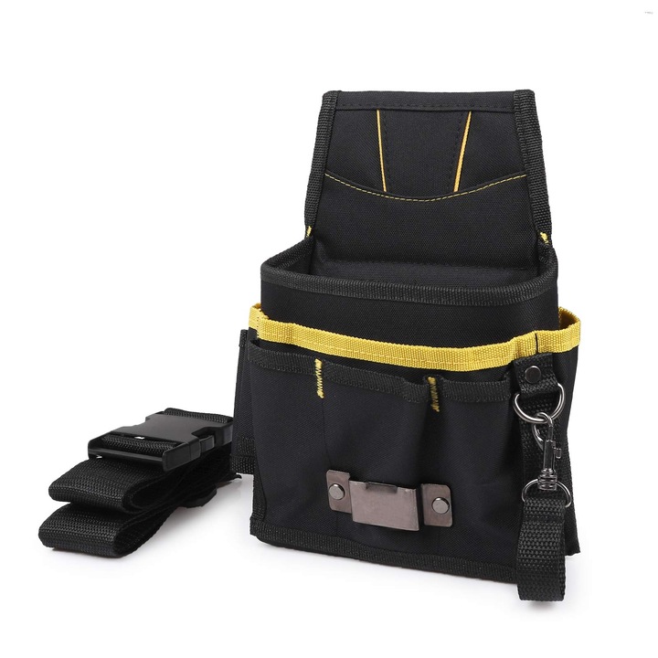 Geanta de unelte impermeabila, cu multiple buzunare, set organizare scule, 30x45cm