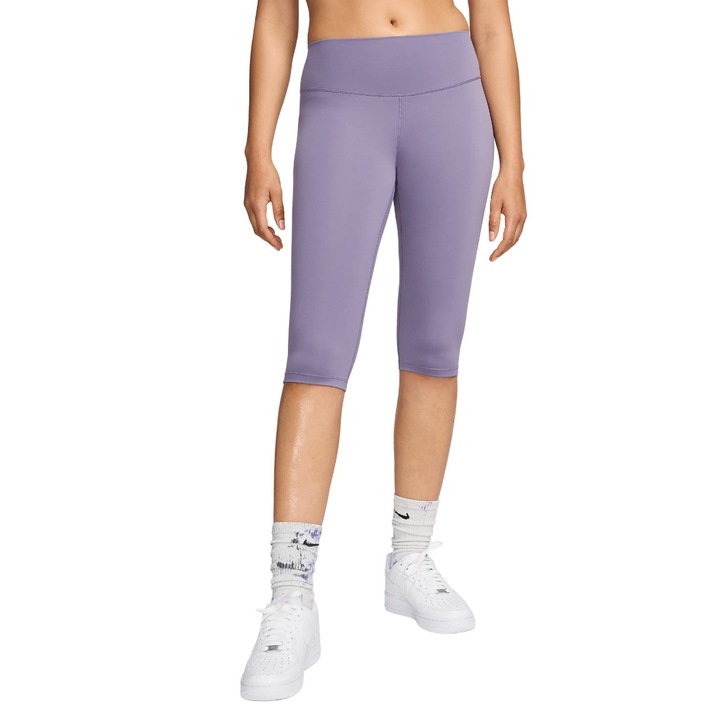 Colanti scurti alergare dama Nike One SS 2024, Lila