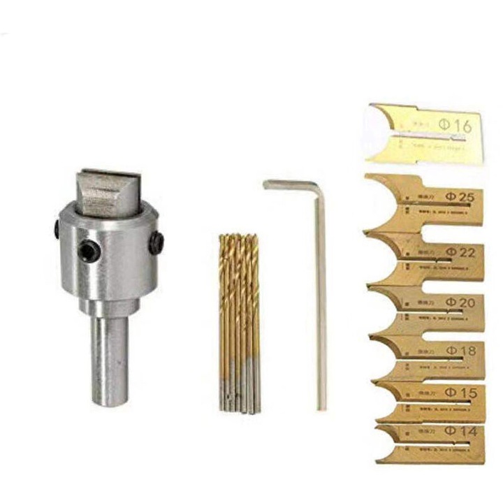 Set unelte din carburi pentru sculptat lemn, 16 bucati