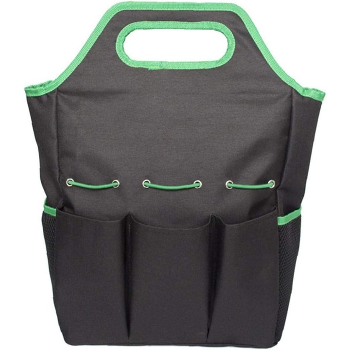 Kerti szerszámrendező szett, 8 zseb, tartós anyag, hordozható