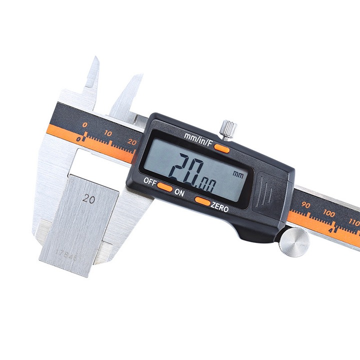 Caliper digital, 150mm, inox, ecran LCD, precizie inalta