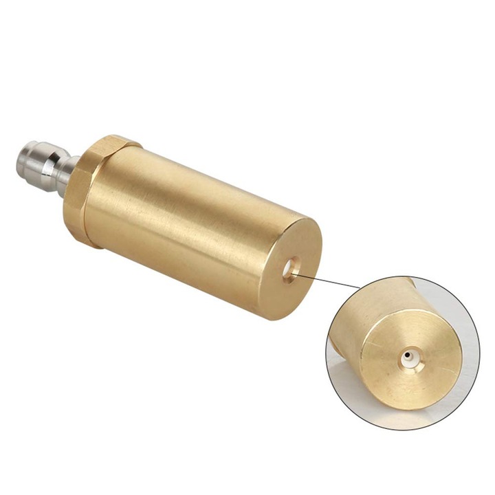 Turbófúvóka nagynyomású mosóhoz, 3600 PSI, réz, 1/4" gyorscsatlakozó