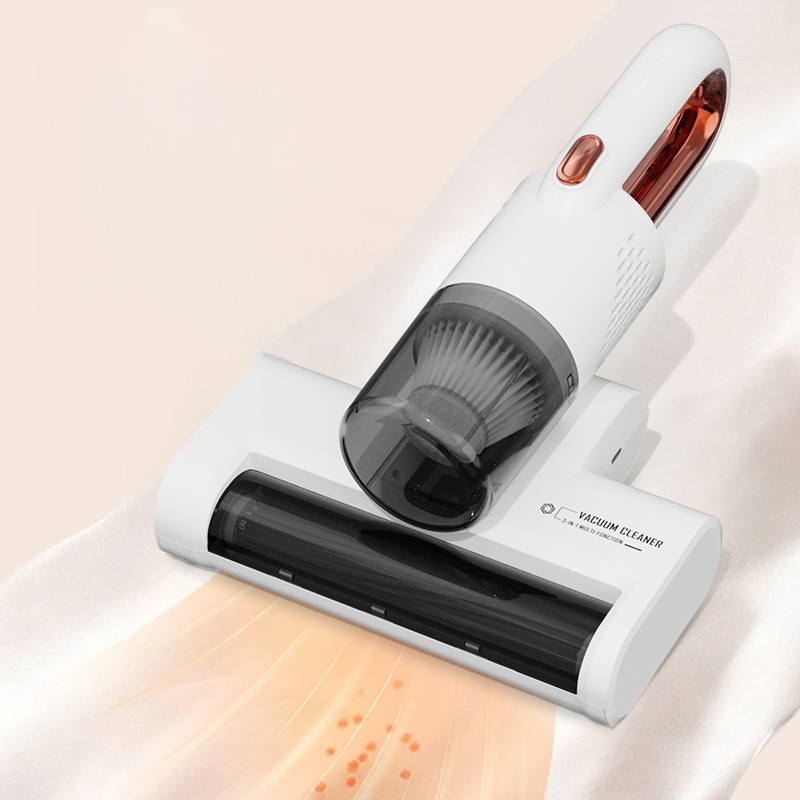 Aspirator portabil, 18W, curatare profunda, baterie 2400mAh, incarcare USB, 21x11x30cm, alb