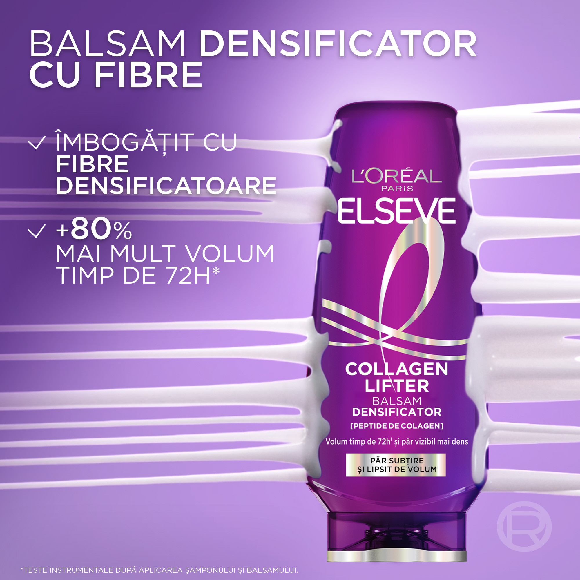 Balsam L'Oreal Paris Elseve Collagen Lifter pentru volum, contine ...