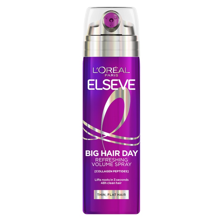 L'Oreal Paris Elseve Collagen Lifter hajdúsító spray, Kollagén peptideket tartalmaz, 3 másodperc alatt a hajtövektől emeli meg a hajat, 200 ml