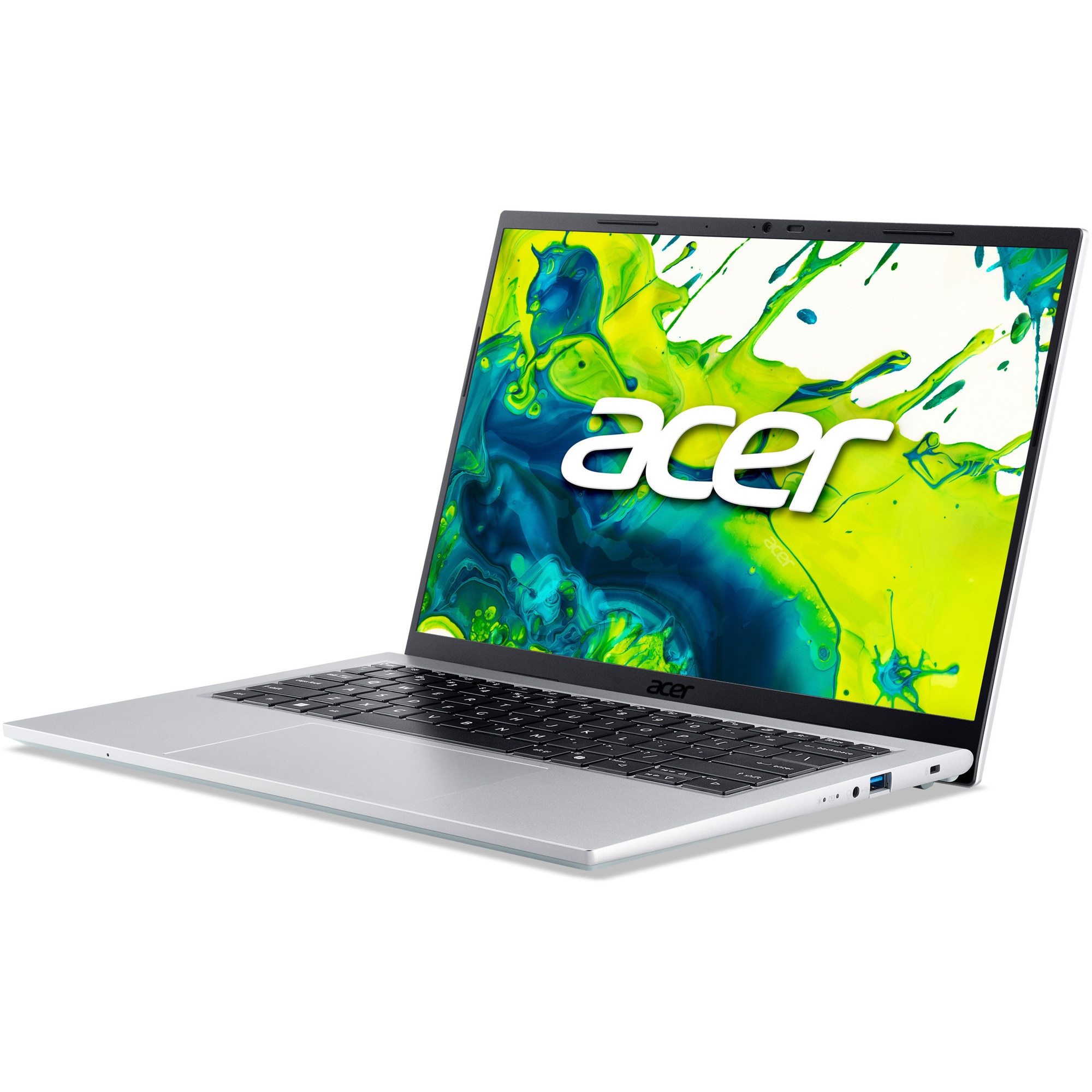 Laptop Acer Aspire Go 14 AG14-72P-58K8 cu procesor Intel® Core™ 5 120U pana la 5 Ghz, 14" WUXGA IPS 120 Hz, 16GB DDR4, 512GB SSD, Intel® Graphics, No OS, Silver