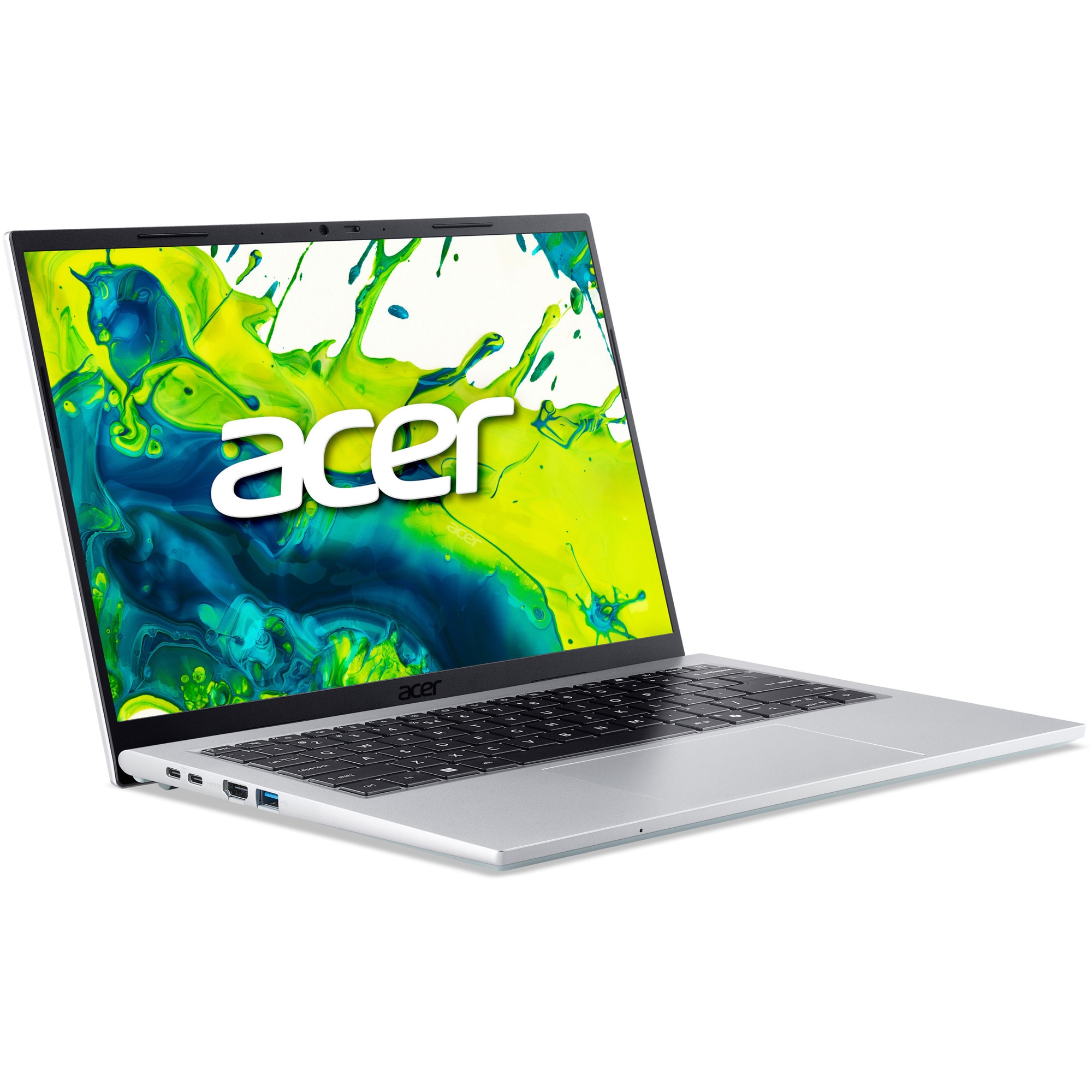 Laptop Acer Aspire Go 14 AG14-72P-58K8 cu procesor Intel® Core™ 5 120U pana la 5 Ghz, 14" WUXGA IPS 120 Hz, 16GB DDR4, 512GB SSD, Intel® Graphics, No OS, Silver
