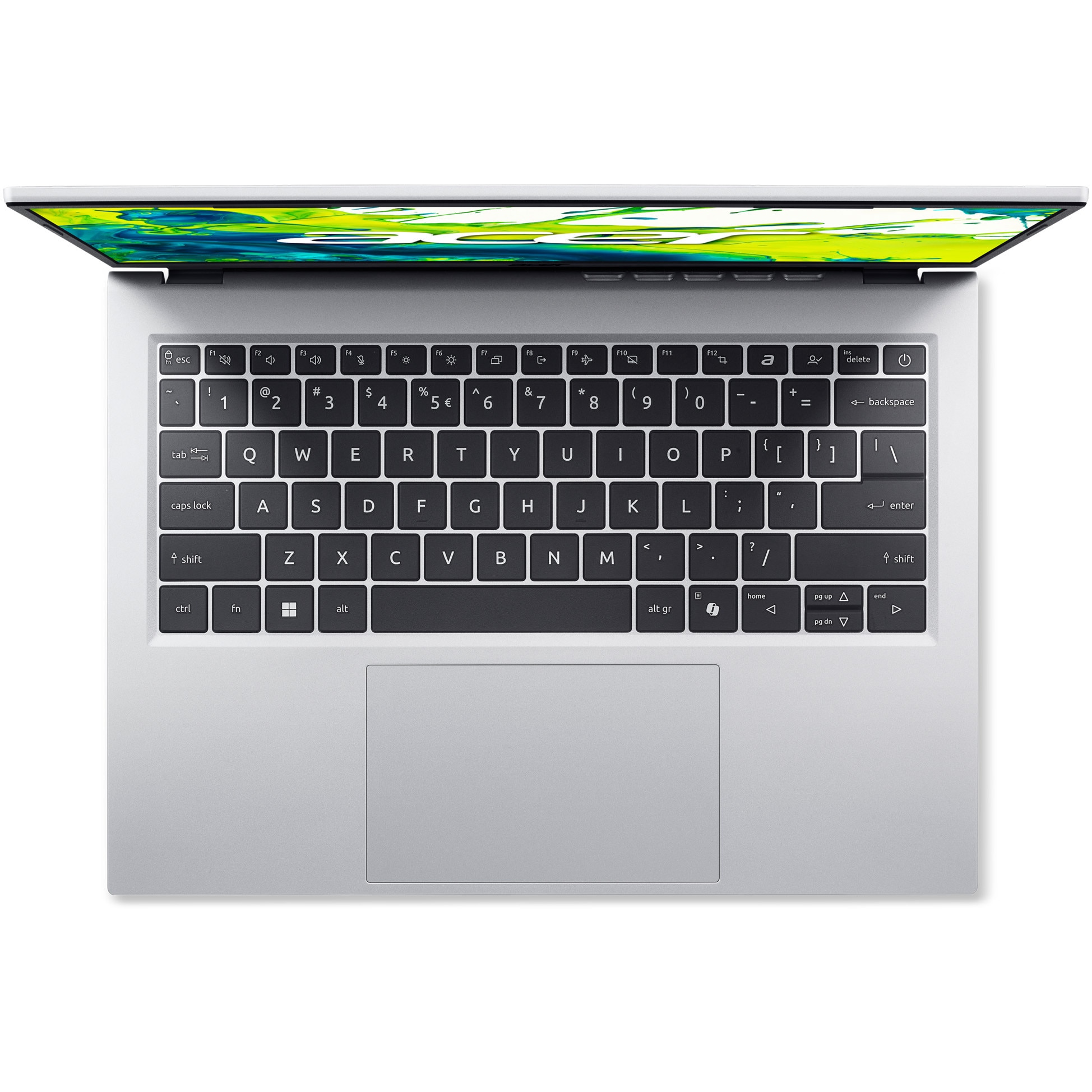 Laptop Acer Aspire Go 14 AG14-72P-58K8 cu procesor Intel® Core™ 5 120U pana la 5 Ghz, 14" WUXGA IPS 120 Hz, 16GB DDR4, 512GB SSD, Intel® Graphics, No OS, Silver
