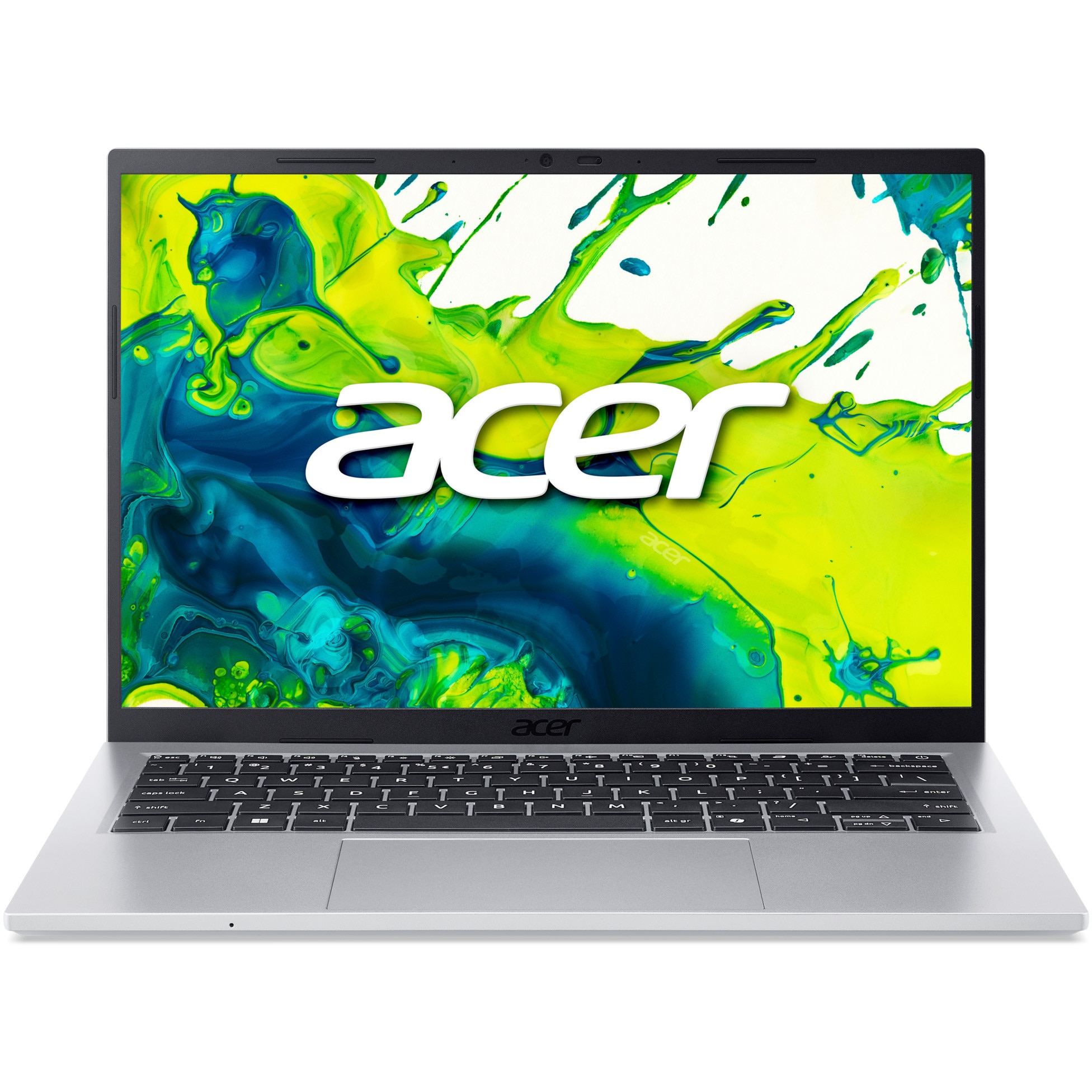 Laptop Acer Aspire Go 14 AG14-72P-58K8 cu procesor Intel® Core™ 5 120U pana la 5 Ghz, 14" WUXGA IPS 120 Hz, 16GB DDR4, 512GB SSD, Intel® Graphics, No OS, Silver