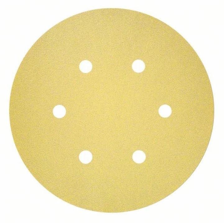 Set 50 foi abrazive rotunde 150 mm, 40 granulatie, 6 gauri