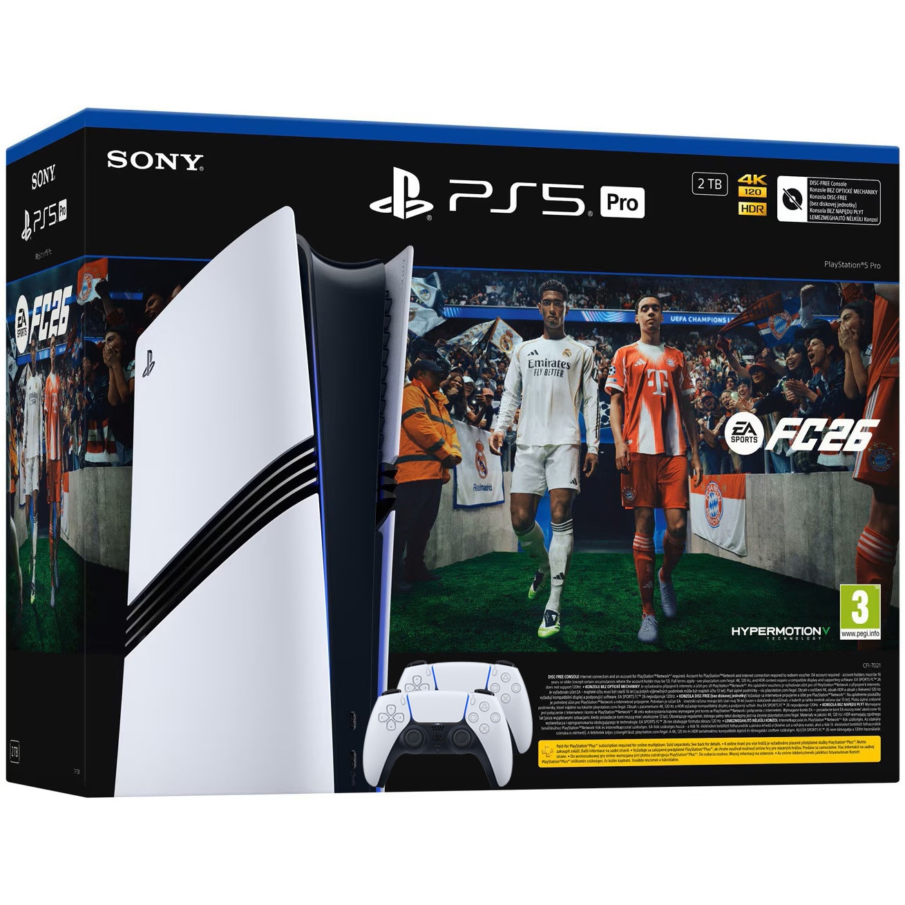 Consola Sony PlayStation 3 Slim, 500GB + 2 Controller DualShock 3