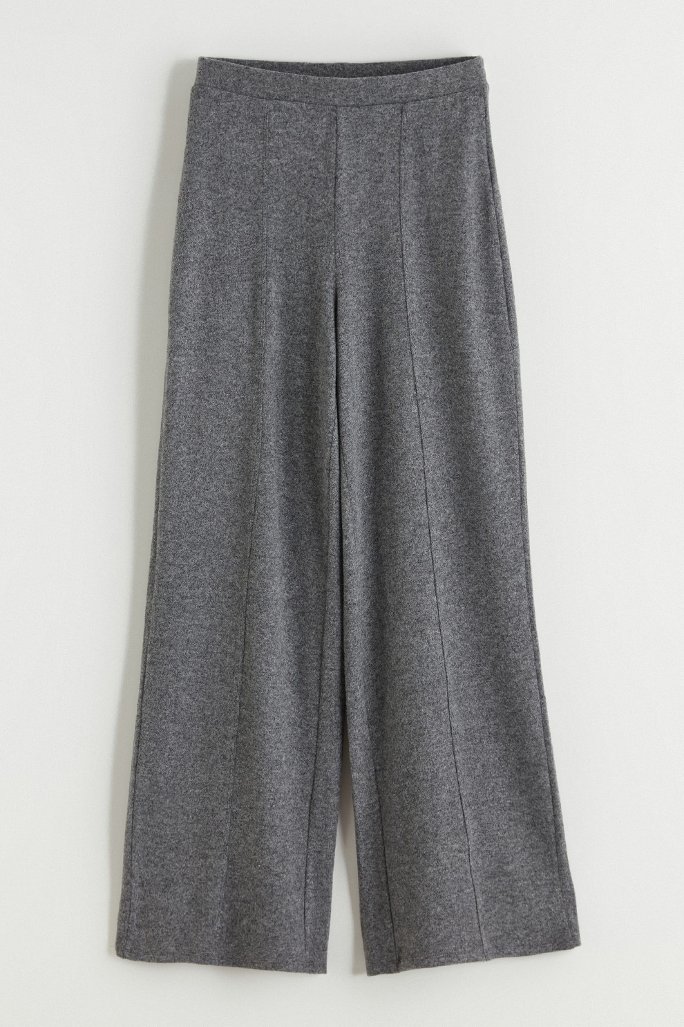 LC WAIKIKI, Pantaloni ampli cu talie elastica, Gri antracit, M
