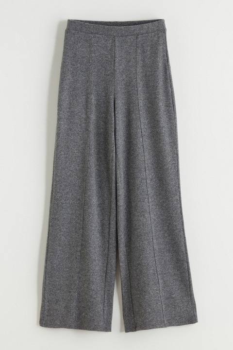 LC WAIKIKI, Pantaloni ampli cu talie elastica, Gri antracit