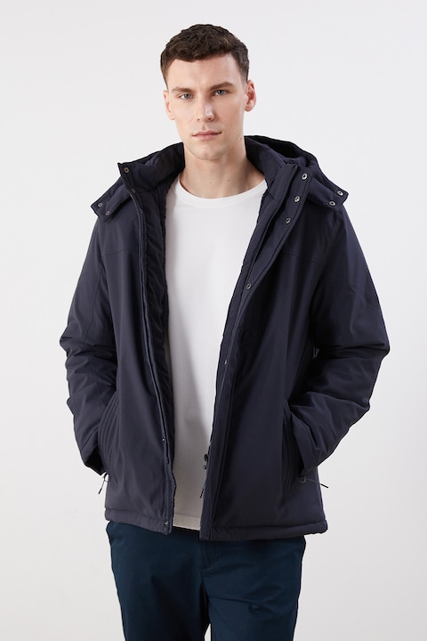 LC WAIKIKI, Geaca cu gluga detasabila, Bleumarin