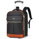 Rucsac cu roți, Tonyeee, 17 inch, hidrofug, negru, 46x32x18 cm