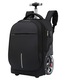 Rucsac pentru laptop Sydarsyn cu roți, negru, port de încărcare USB, 15.6 inch