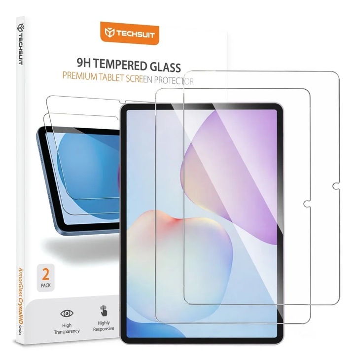 Фолио за Huawei MatePad 11.5 (2025), SKYDDAR INNOVATION, ArmorGlass CrystalHD, Ultra HD, комплект със стикер, Прозрачен