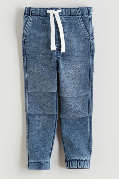 LC WAIKIKI, Blugi jogger cu detalii plisate, Albastru pastel