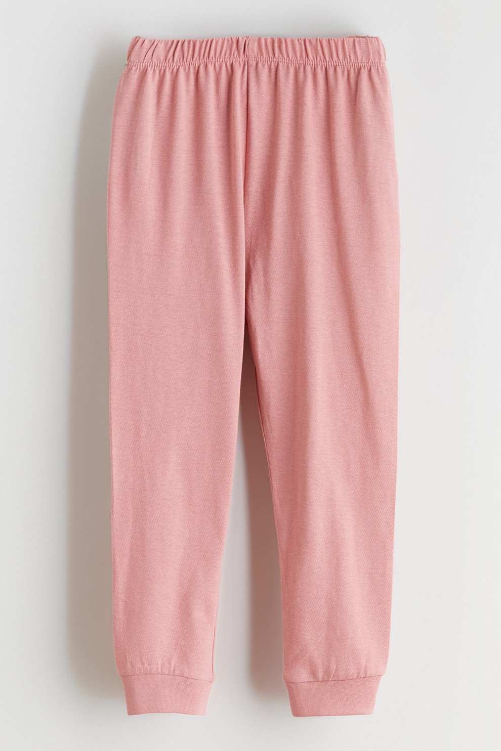 LC WAIKIKI, Pantaloni conici cu model uni, Roz prafuit, 92-98 CM
