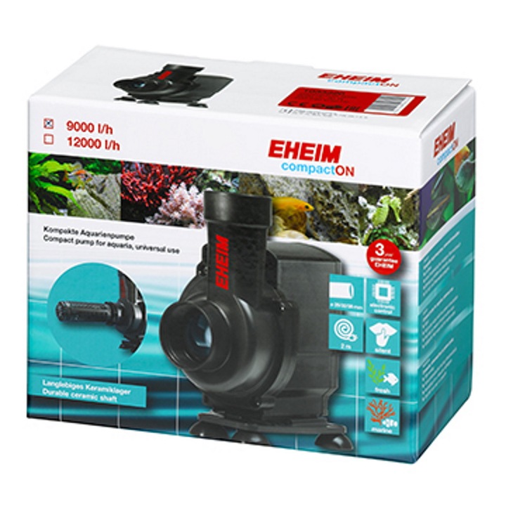 Pompa acvariu EHEIM compactON 9000, 9000 l/h, compacta, silentioasa