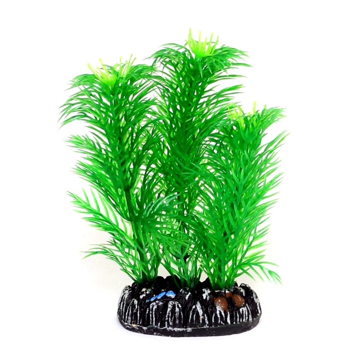 HOBBY Egeria mesterséges vízinövény, 13x4x12cm, természetes megjelenésű
