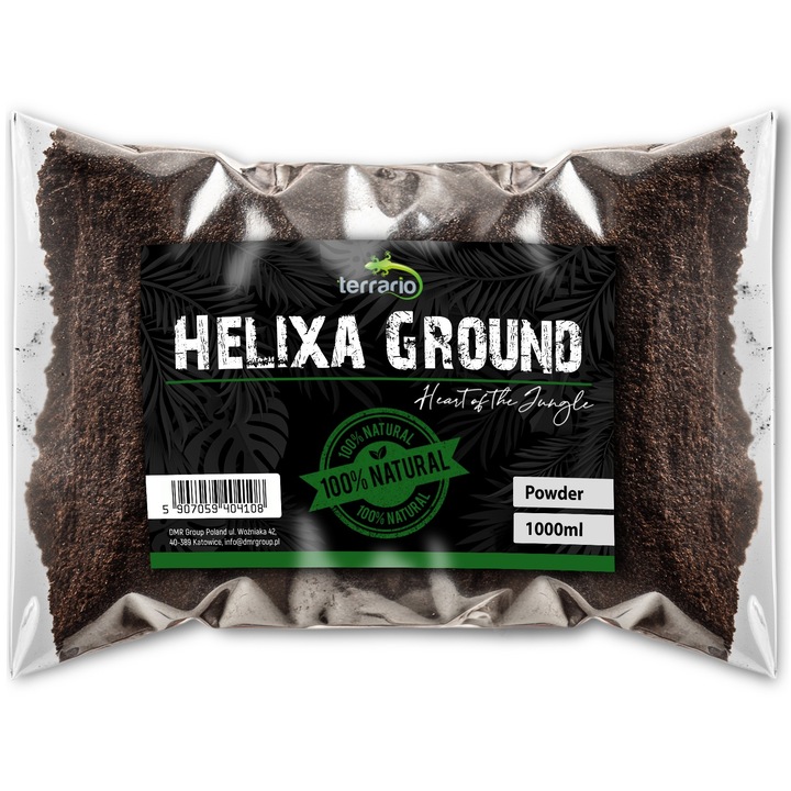 Натурален субстрат за охлюви Terrario, Helixa Ground, 1L, висока влажност, мека структура