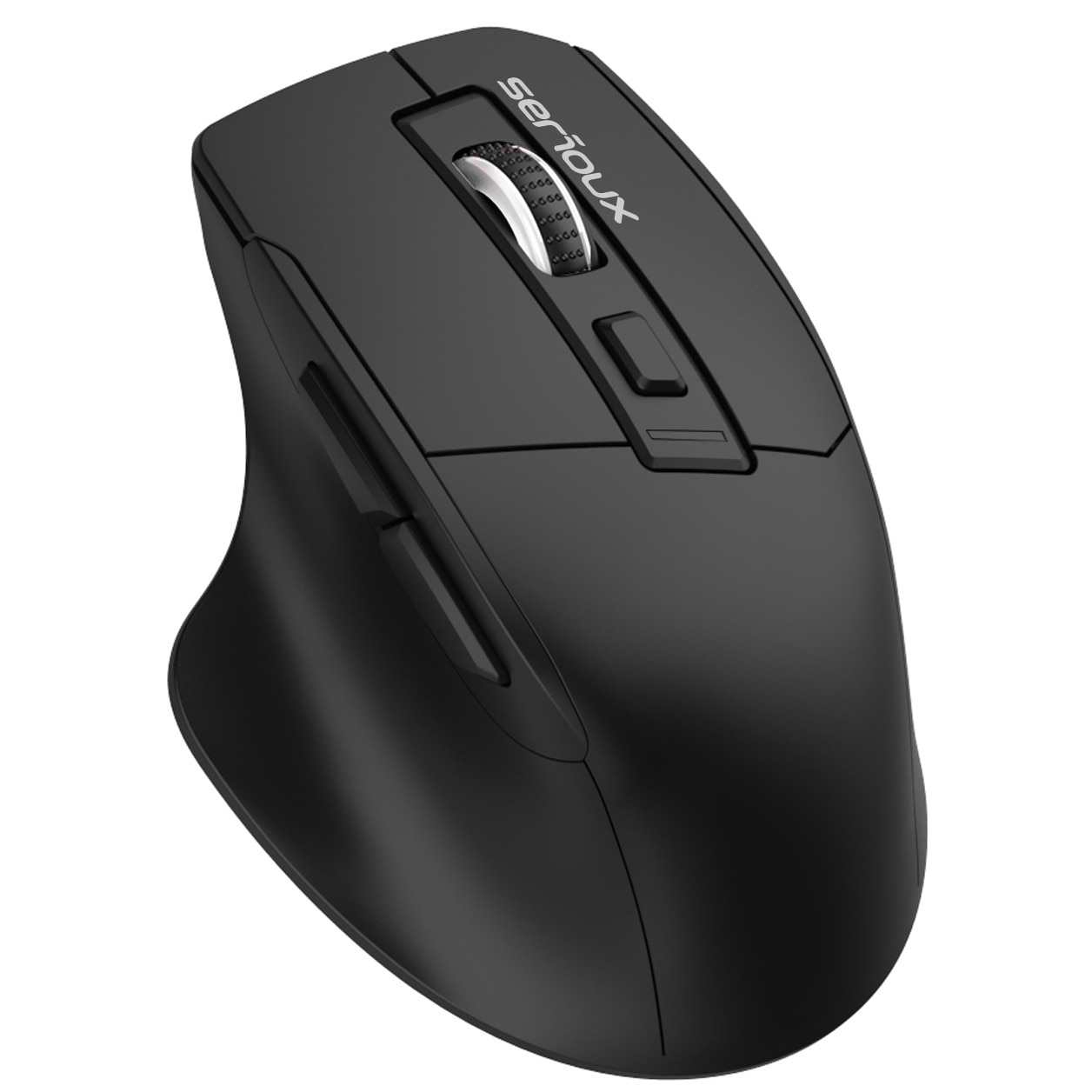 Mouse optic cu fir Serioux, USB, 6 butoane, DPI 3600 DPI, design