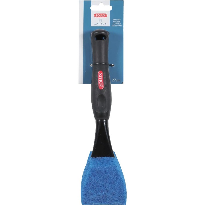 ZOLUX akvárium tisztító kefe szivaccsal, 27 cm