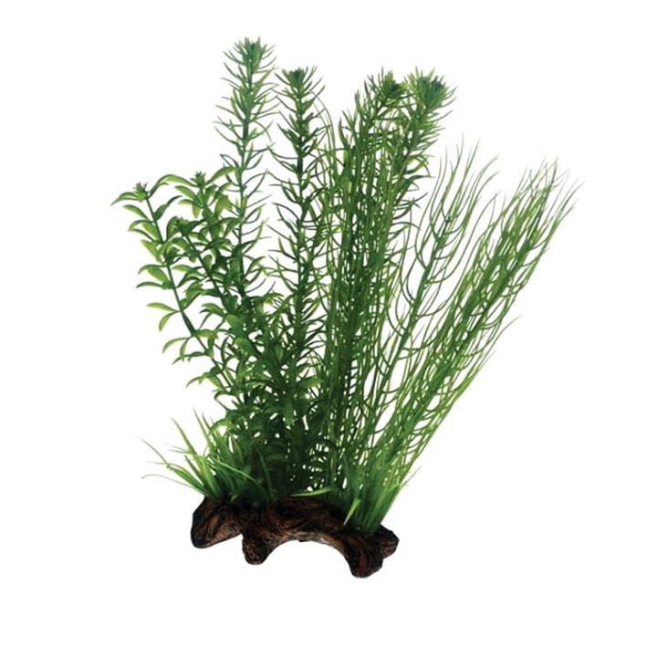 HOBBY Flora Root 2 műnövény akváriumhoz, 30 cm, műanyag, akvárium dekoráció