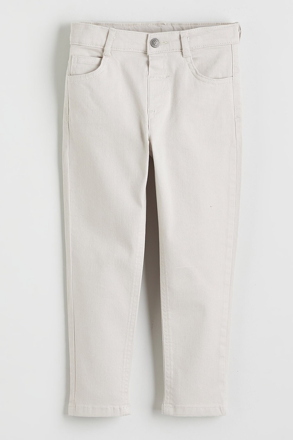LC WAIKIKI, Blugi conici cu talie ajustabila, Gri deschis, 92-98 CM