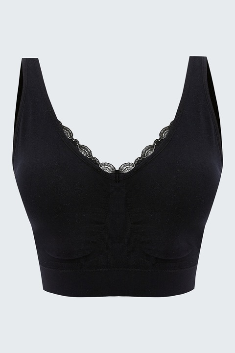 LC WAIKIKI, Bustiera cu datela, Negru, 3XL