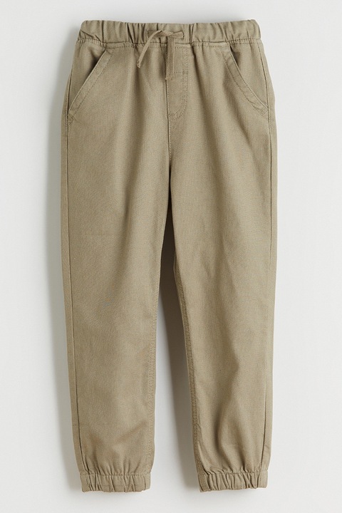 LC WAIKIKI, Pantaloni cu croiala conica si talie ajustabila, Kaki