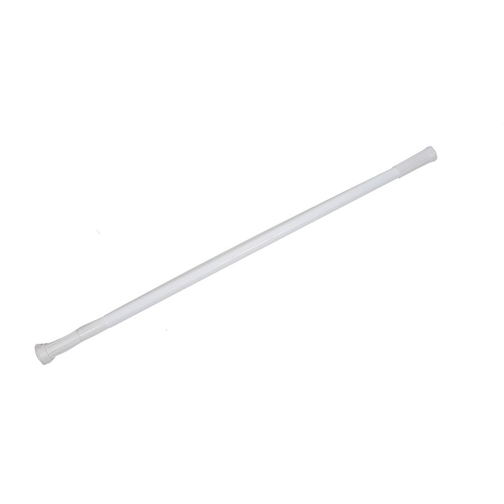 Bara pentru perdea dus sau cada, extensibila, alb, 70-120 cm