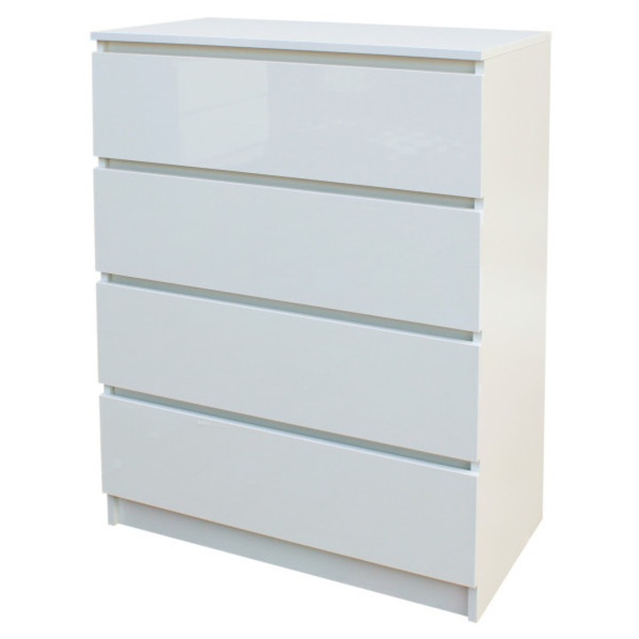 Comoda ARIA 4 sertare, 70x40x96cm, Alb