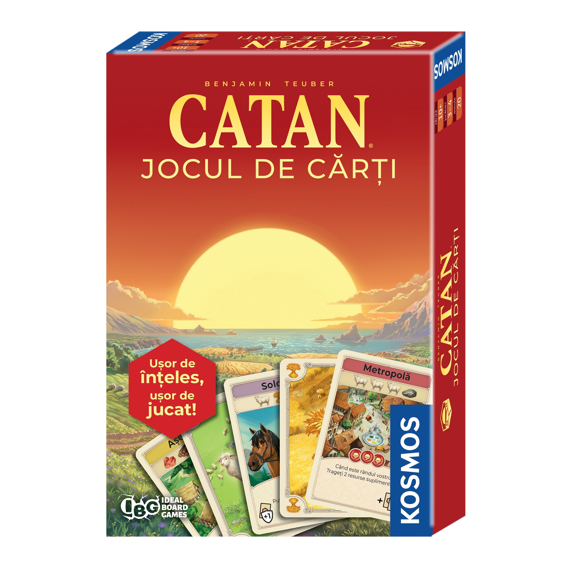 Joc de carti Kosmos - Catan, 3-4 jucatori, +10 ani