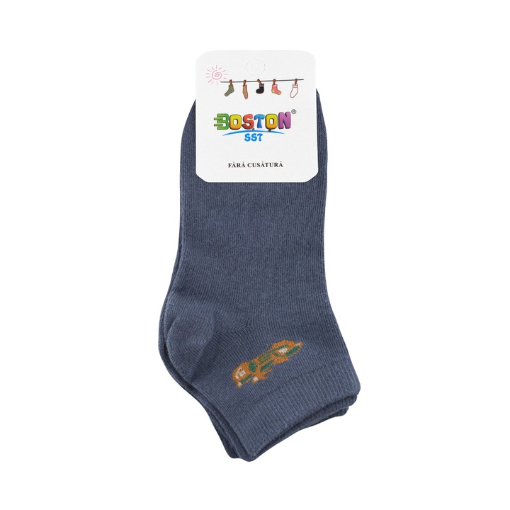 Rocky fiú közepes zokni szett, Sötétszürke