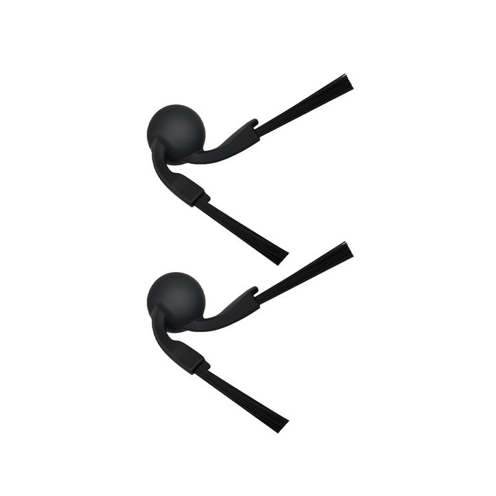 Set 2 perii laterale PAA-home compatibil cu Xiaomi Vacuum Mop 5C S40 S40 Pro pentru curatare eficienta