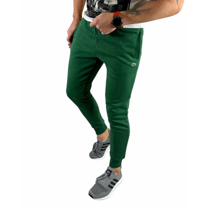 Pantaloni de trening barbati Lacoste XH9624 00 132 verzi XXL