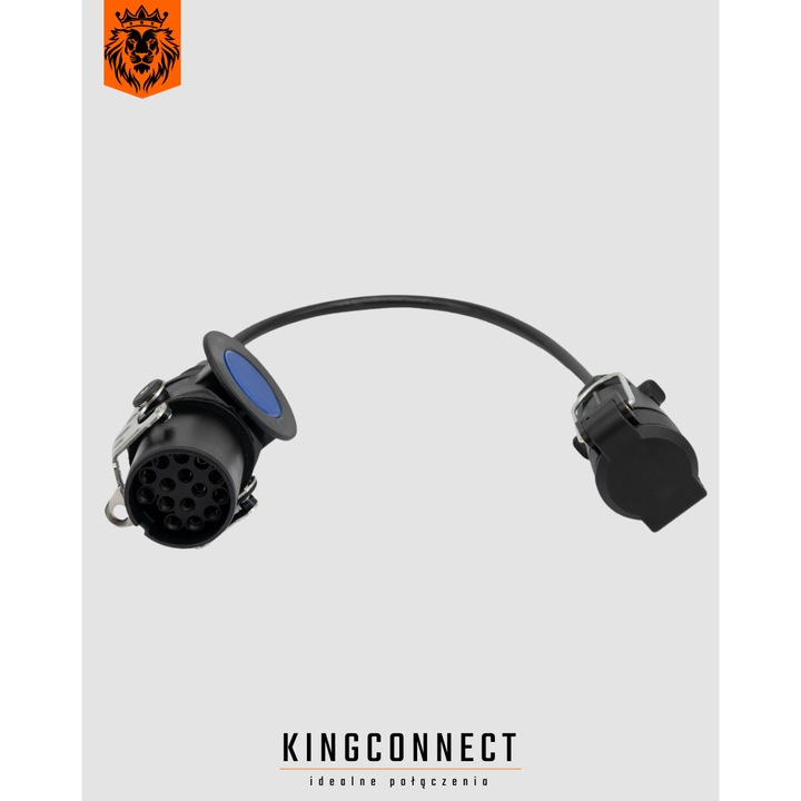 Adapter 15/7-24V/12V Kingconnect, 15 pini, 0,6m cablu 7 fire