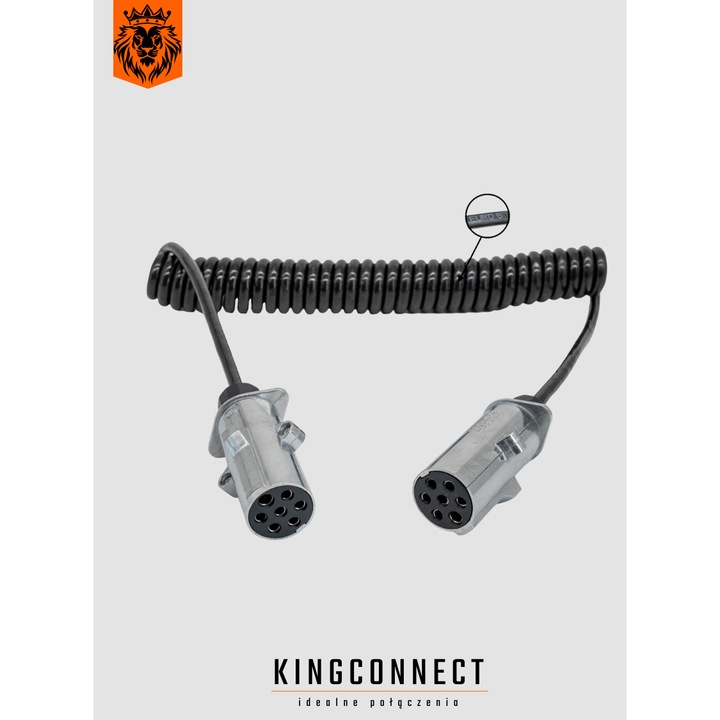 Cabluri electrice spirale 24V Kingconnect, 7 fire, 9mm, , 42mm