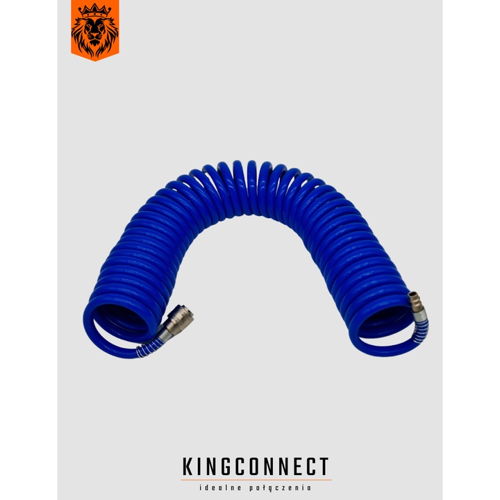 Hose pneumatic PE 8x12mm, Kingconnect, 10m, flexibil, rezistent