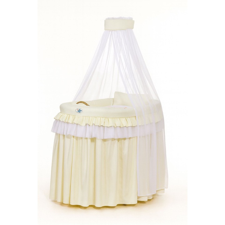 Patut bebelusi My Sweet Baby, ratan, crem