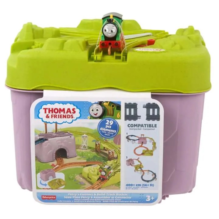Set constructie sine Thomas & Friends cu locomotiva Percy