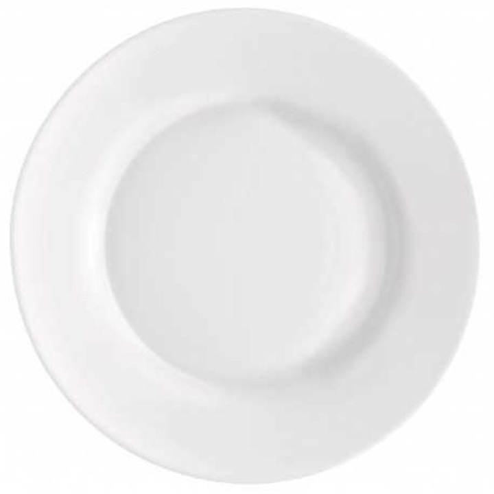 Set 6 platouri rotunde, din opal, diametru 28cm