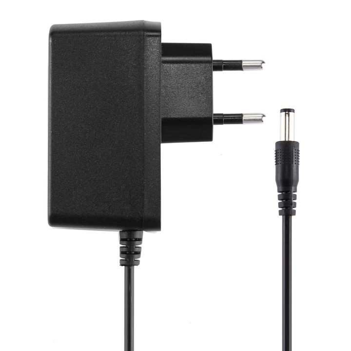 Adaptor de alimentare, Genric, 5V, 2A, 5.5x2.1mm, Negru, Pentru TV BOX