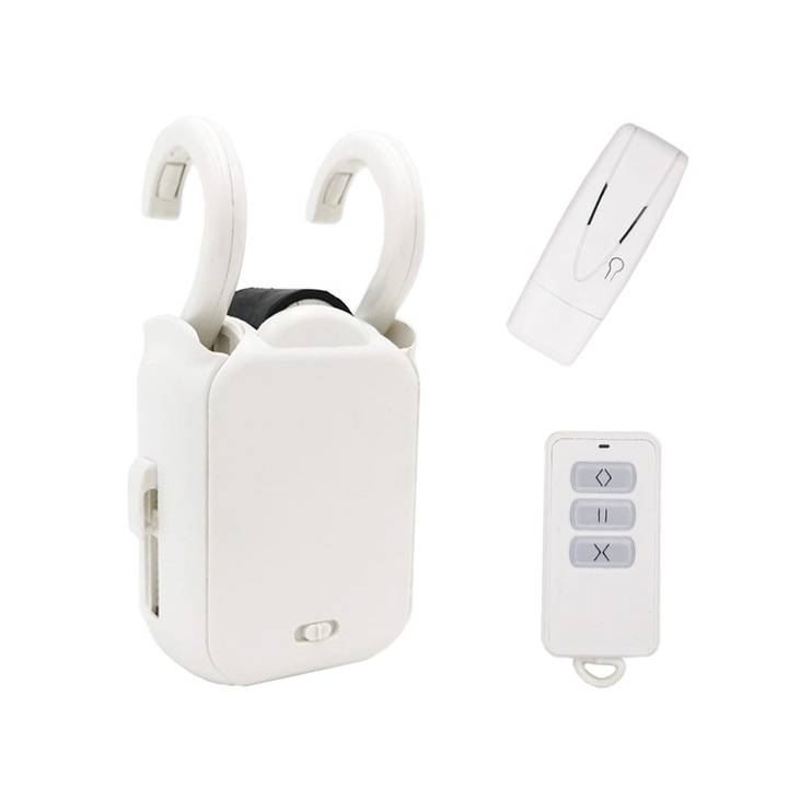 Kit Smart Home pentru Cortine, Generic, Model X101, Control de la distanta, 5200mAh, USB