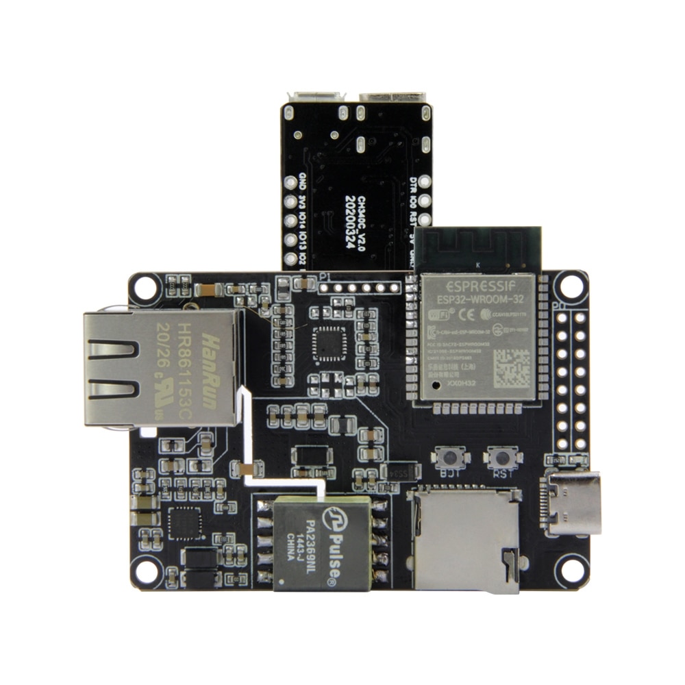 Modul Flash Modul ESP32 T-Internet-POE, 4MB Flash, 8MB PSRAM, 70x52.3x17mm, 26.85g ...