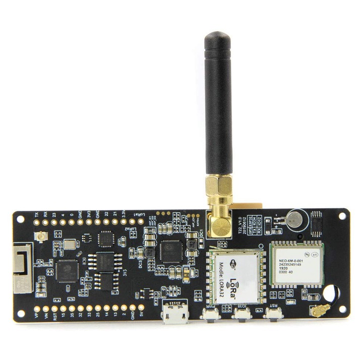 Modul GPS NEO-6M, 433MHz, Bluetooth, WiFi, 1.8~13.7V, 10~114mA, cu antena SMA