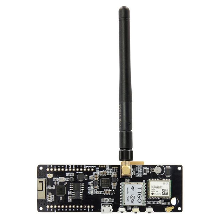 Modul GPS NEO-6M, 915MHz LoRa, antena SMA, 3V-5V, pentru robotica