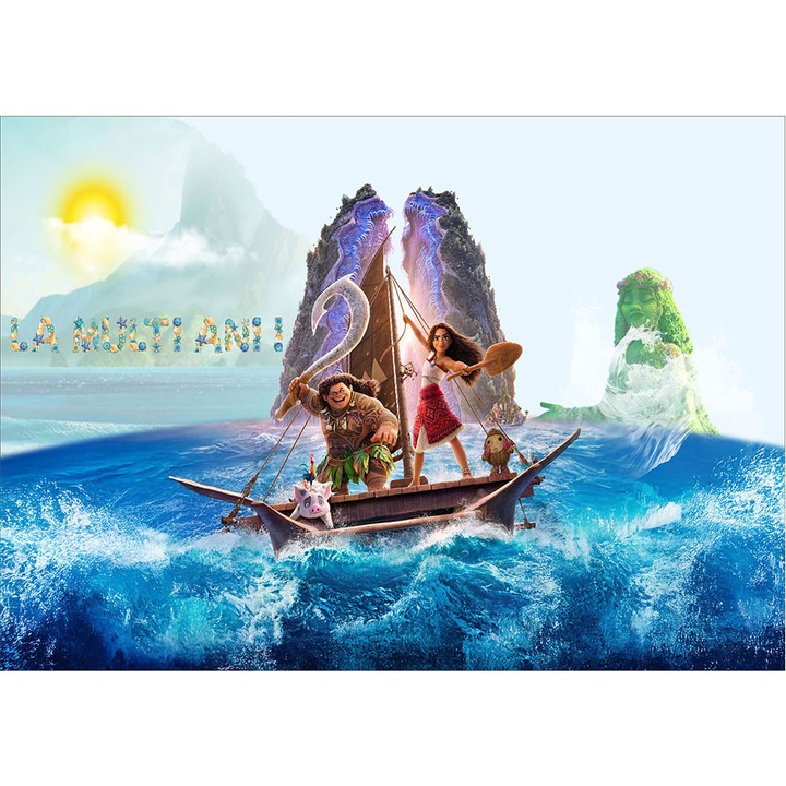 Fototapet aniversar, autoadeziv, Moana, multicolor, 80x120 cm LMA42
